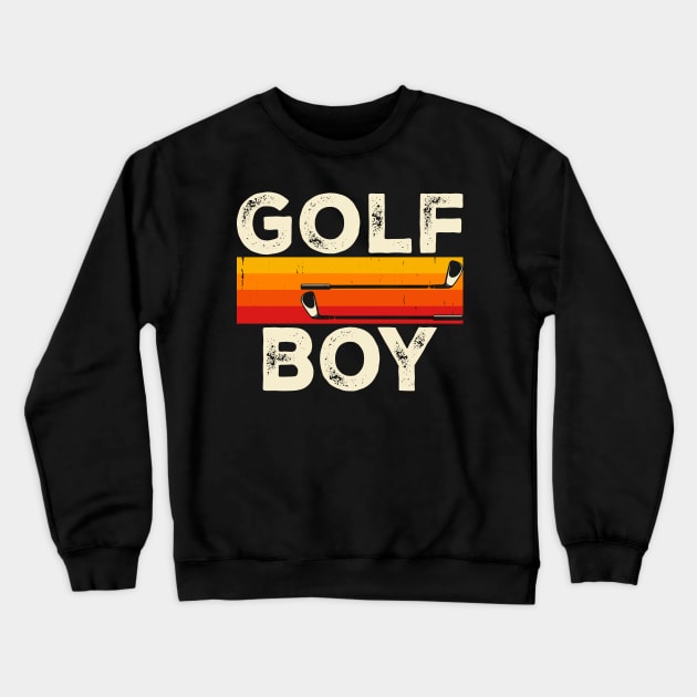 Golf Boy T Shirt For Women Men Crewneck Sweatshirt by Pretr=ty